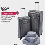 bjs samsonite luggage set